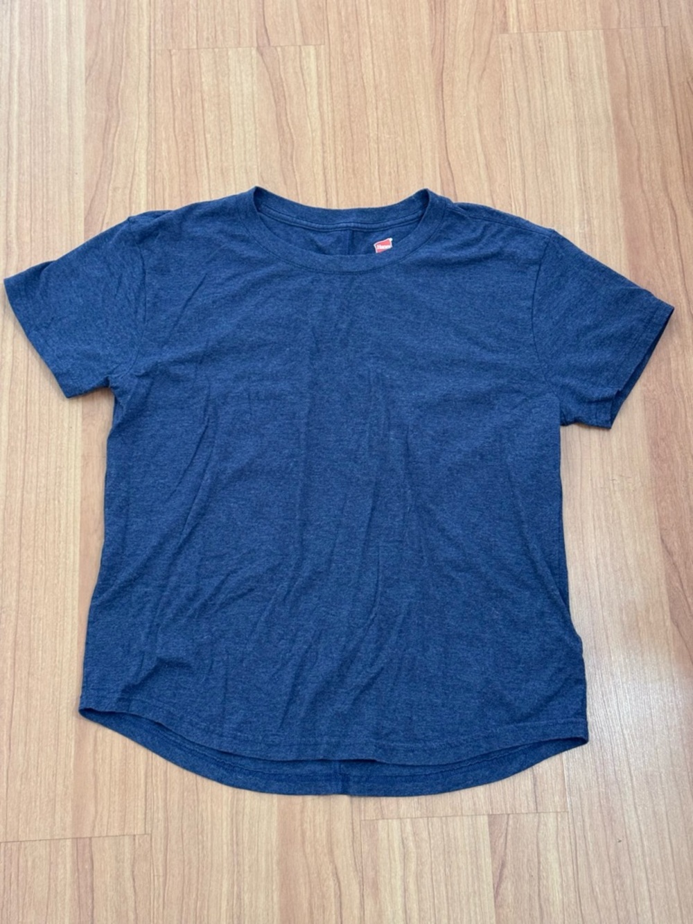 Hanes Blue T Shirt Size Small Basic Tee Soft Casual Top